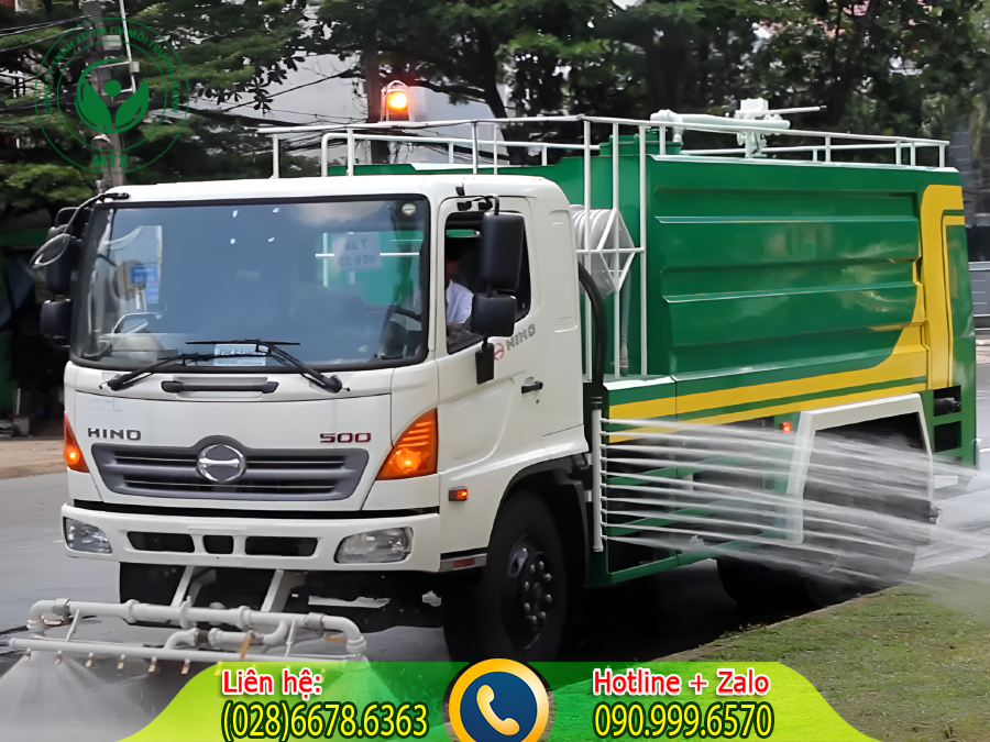 Cho thu&ecirc; xe bồn chở nước sạch MTX  đ&aacute;ng tin cậy