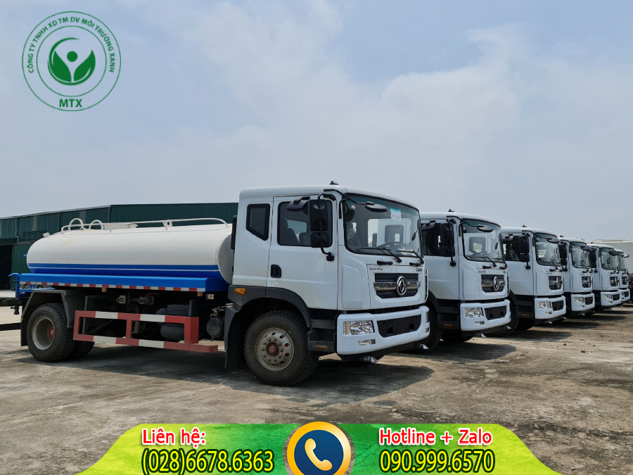 Cho thu&ecirc; xe bồn chở nước sạch cấp thiết