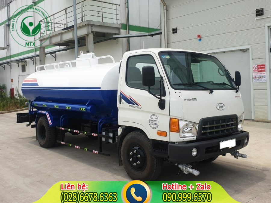 Cho thu&ecirc; xe bồn tưới nước rửa đường cần thiết