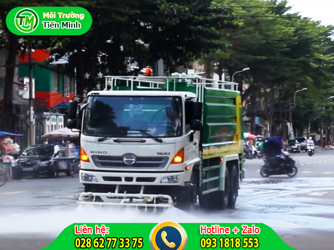 Cho thu&ecirc; xe bồn tưới nước rửa đường với rất nhiều lợi &iacute;ch