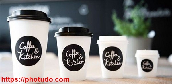 ly giấy cafe takeaway