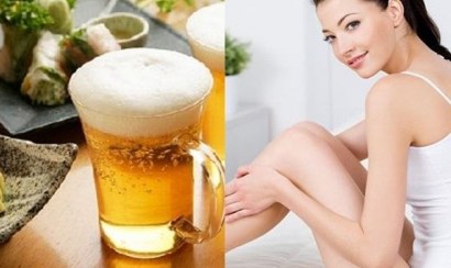 Làm đẹp và sáng da nhờ bia