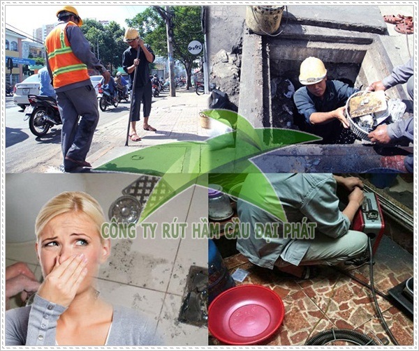 Thi c&ocirc;ng r&uacute;t hầm cầu quận B&igrave;nh T&acirc;n.