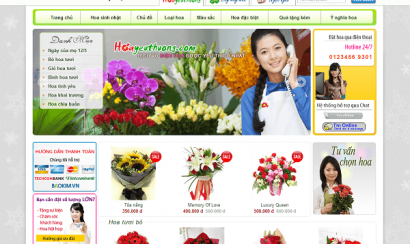 Bật mí thiết kế website bán hoa thu hút khách hàng